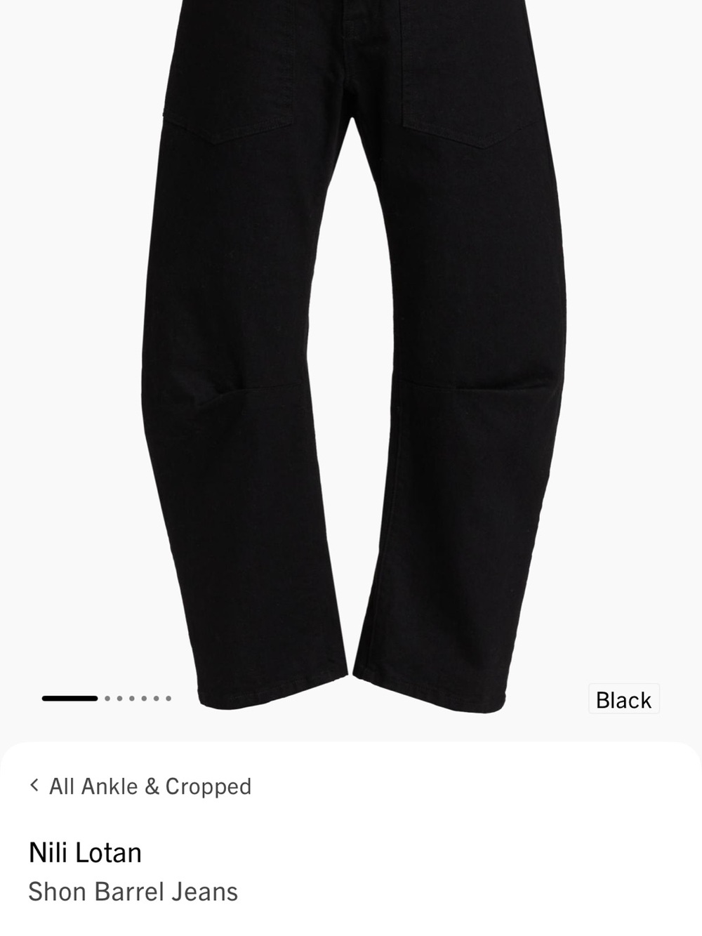 NWT Nili Lotan Shon Barrel Jeans